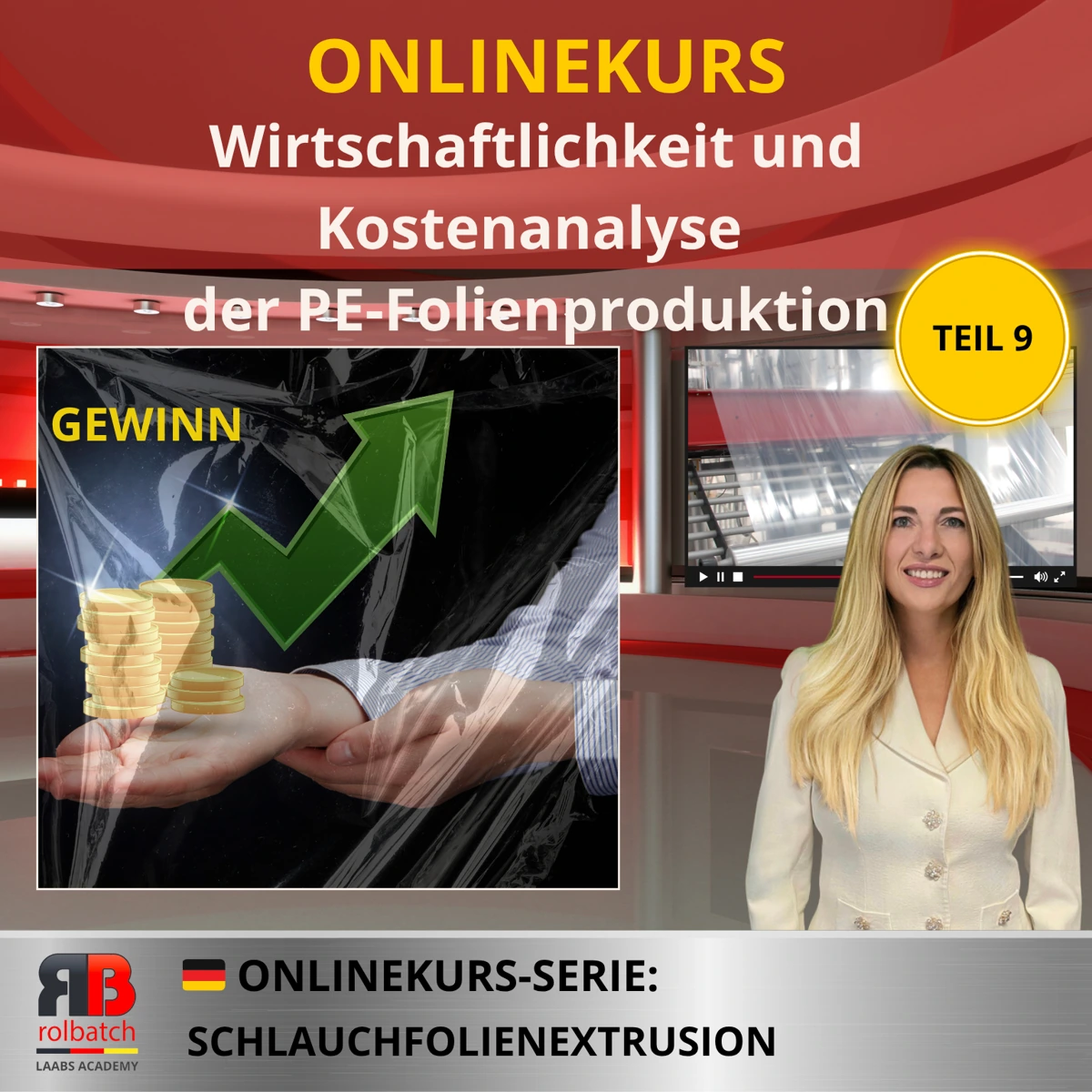Kurscover: Wirtschaftlichkeit und Kostenanalyse der PE-Folienproduktion, Teil 9